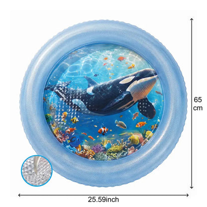 Thickened Anti-Scratch Leakproof Cat Water Mat - Durable Indoor Interactive Toy and Cooling Mat, Ideal for Christmas Gifts and Pet Accessories