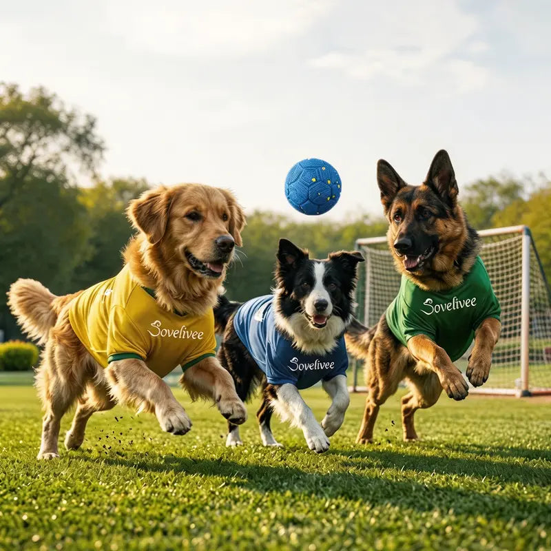 Sovelivee Interactive Plaid Dog Ball - Motion-Activated Automatic Toy, USB-Rechargeable, Silent Mode, Durable Design for Indoor Exercise and Boredom Relief