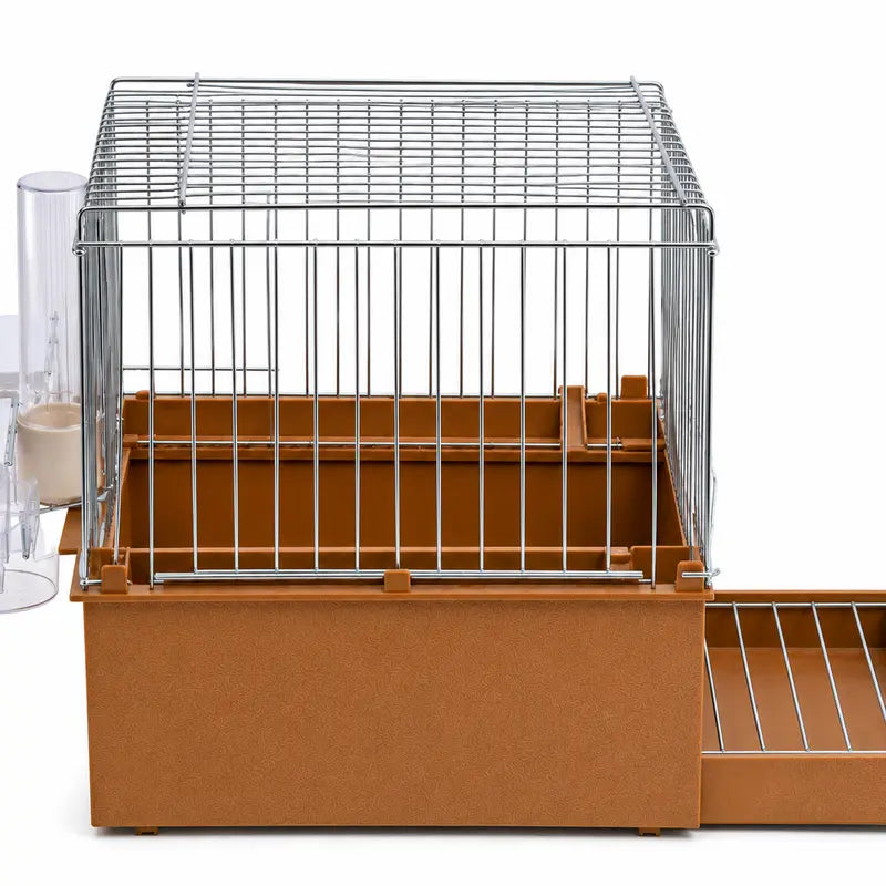 Premium Bird Cage - Dimensions: 9.65" x 6.69" x 7.28