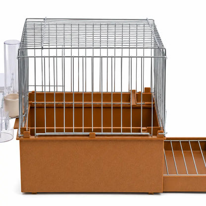 Premium Bird Cage - Dimensions: 9.65" x 6.69" x 7.28