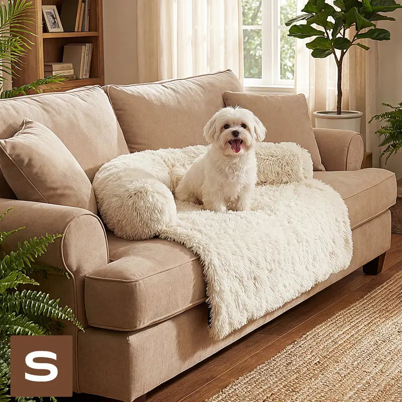 【Fall Deals for You】Fluffy Fabric Pet Sofa Mat - Soft Texture Cozy Resting Pad for Small/Medium/Large Dogs & Cats, Pet Home Furniture Accessory