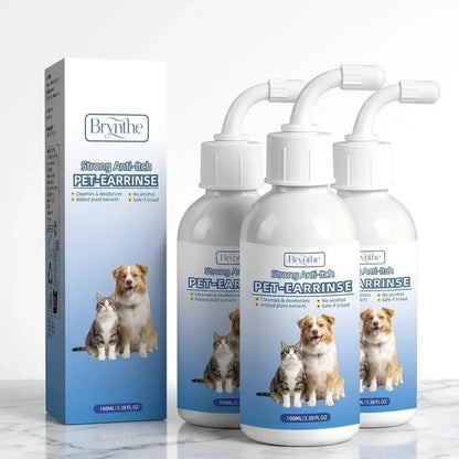Gentle Ear Cleaner Spray for Dogs and Cats - Safe and Effective