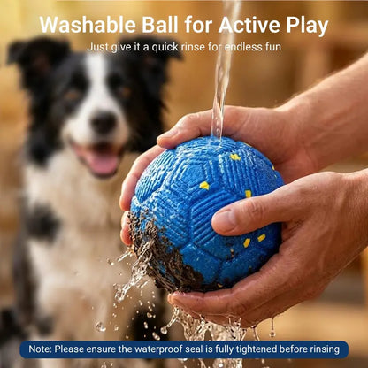 Sovelivee Interactive Plaid Dog Ball - Motion-Activated Automatic Toy, USB-Rechargeable, Silent Mode, Durable Design for Indoor Exercise and Boredom Relief