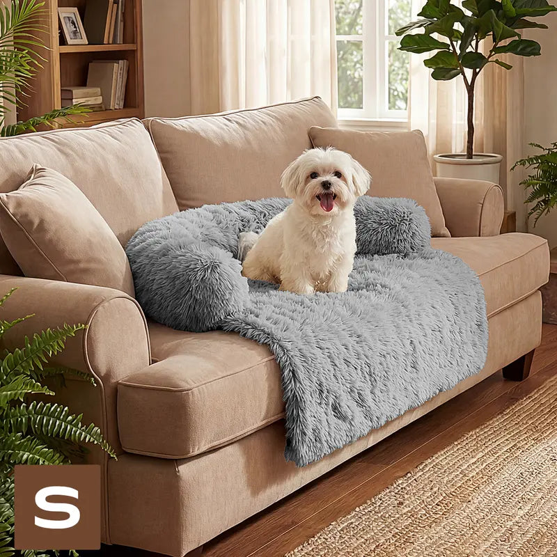 【Fall Deals for You】Fluffy Fabric Pet Sofa Mat - Soft Texture Cozy Resting Pad for Small/Medium/Large Dogs & Cats, Pet Home Furniture Accessory