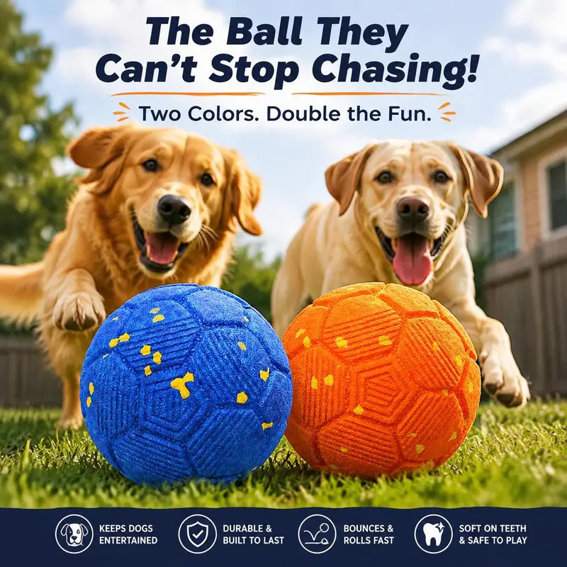 Sovelivee Interactive Plaid Dog Ball - Motion-Activated Automatic Toy, USB-Rechargeable, Silent Mode, Durable Design for Indoor Exercise and Boredom Relief