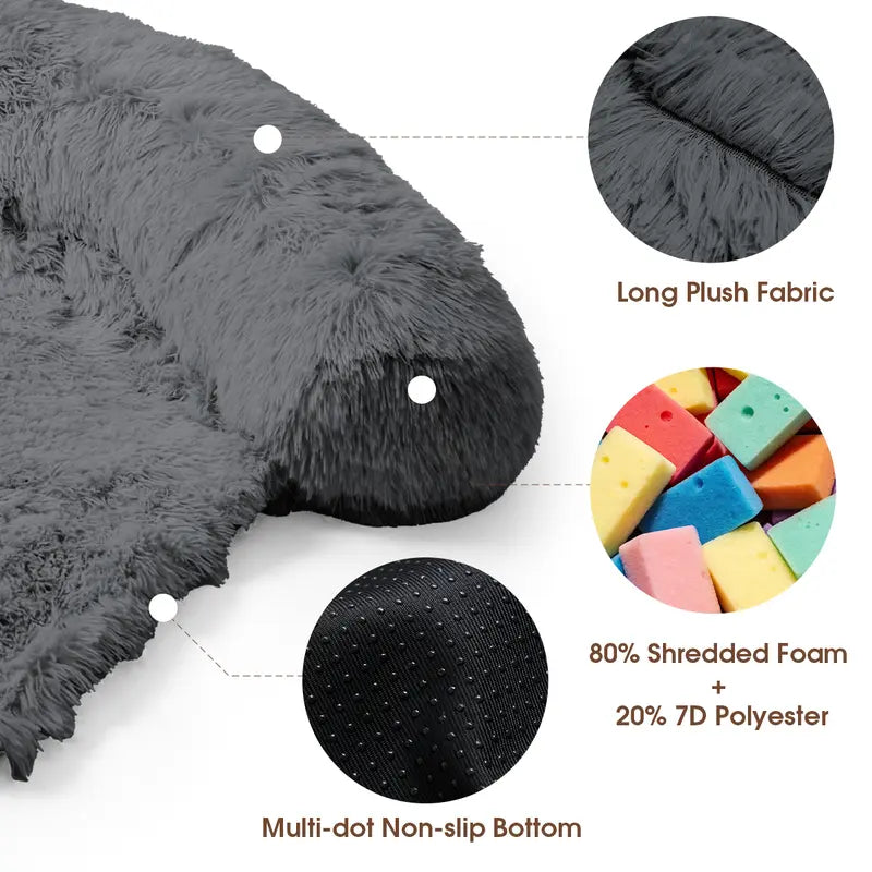 【Fall Deals for You】Fluffy Fabric Pet Sofa Mat - Soft Texture Cozy Resting Pad for Small/Medium/Large Dogs & Cats, Pet Home Furniture Accessory