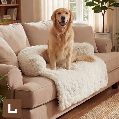 【Fall Deals for You】Fluffy Fabric Pet Sofa Mat - Soft Texture Cozy Resting Pad for Small/Medium/Large Dogs & Cats, Pet Home Furniture Accessory