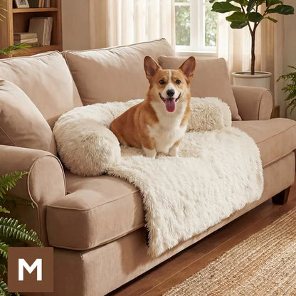 【Fall Deals for You】Fluffy Fabric Pet Sofa Mat - Soft Texture Cozy Resting Pad for Small/Medium/Large Dogs & Cats, Pet Home Furniture Accessory
