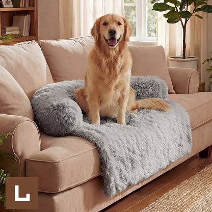 【Fall Deals for You】Fluffy Fabric Pet Sofa Mat - Soft Texture Cozy Resting Pad for Small/Medium/Large Dogs & Cats, Pet Home Furniture Accessory